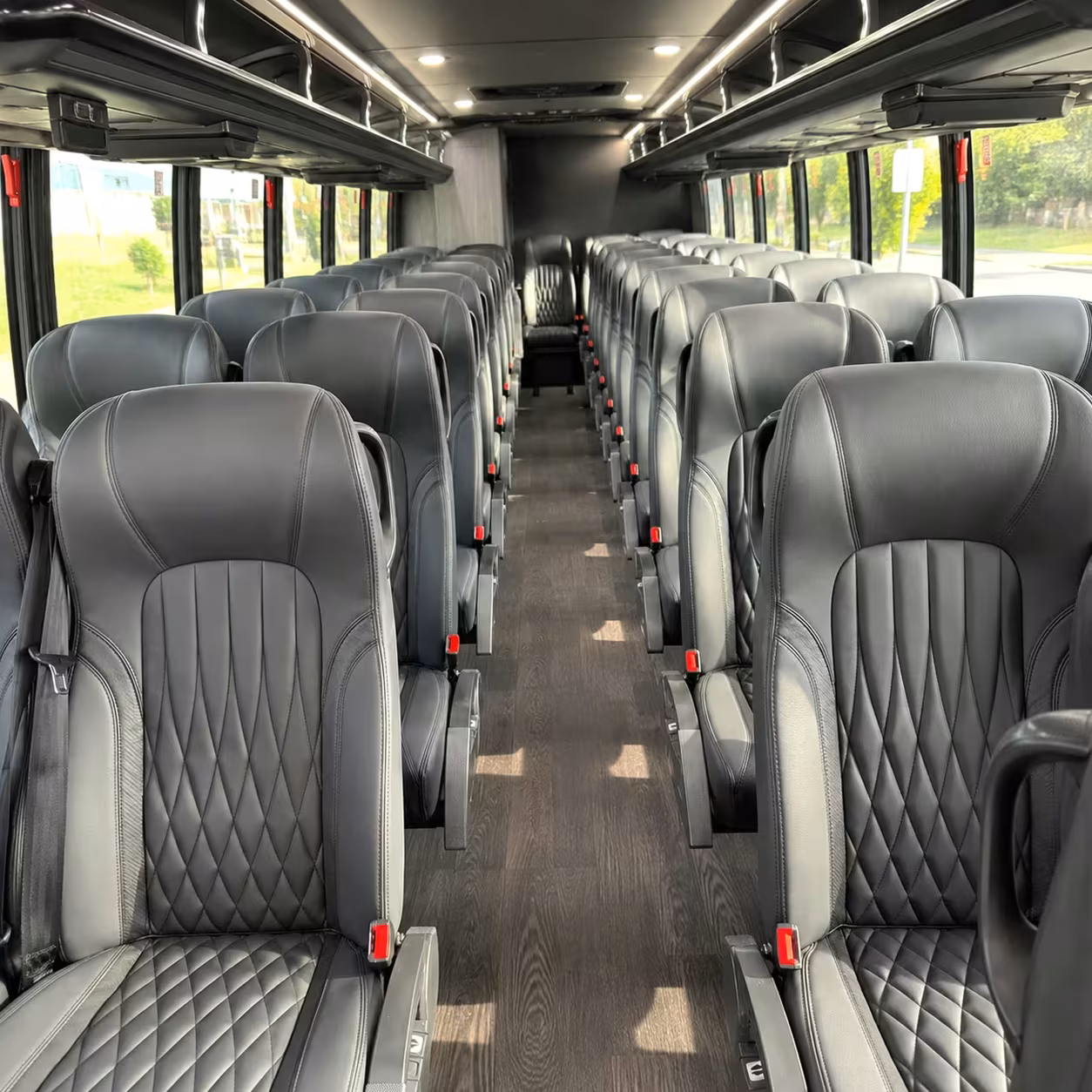 30 passenger minibus inside