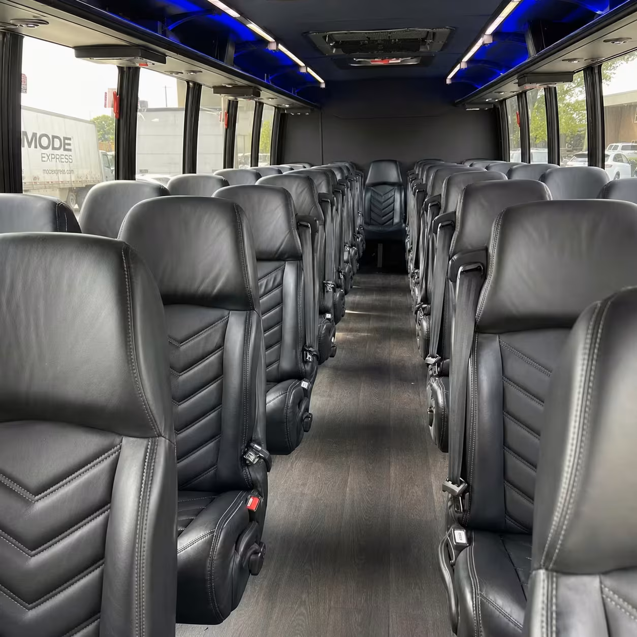 30 passenger minibus interior