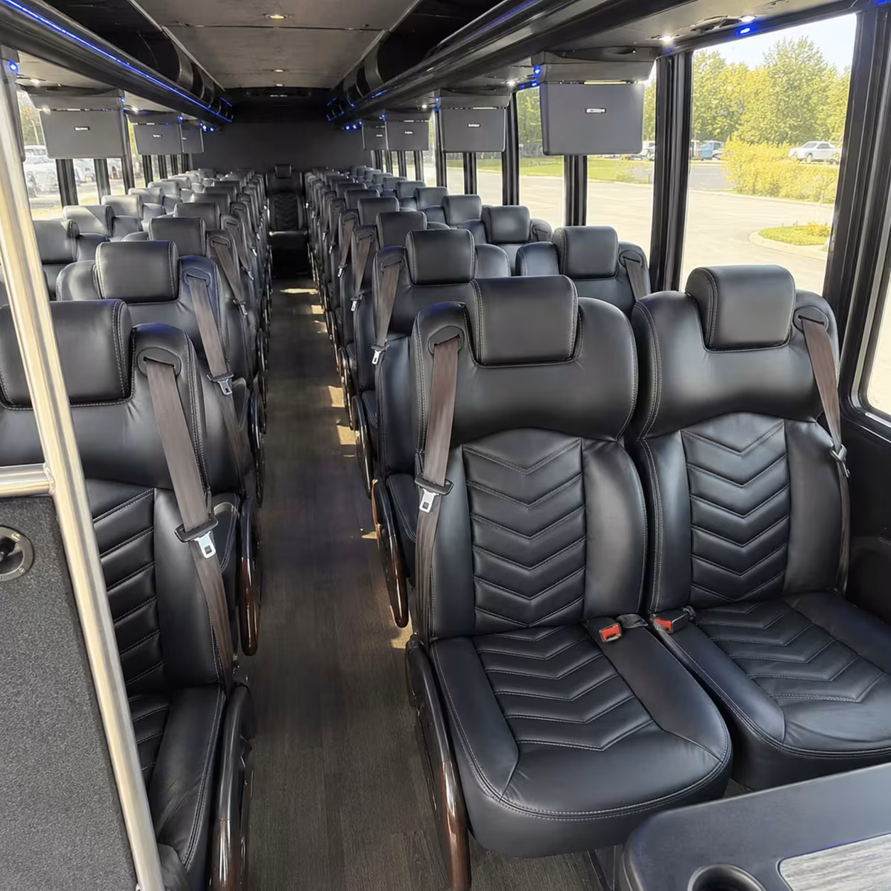 35 passenger minibus inside