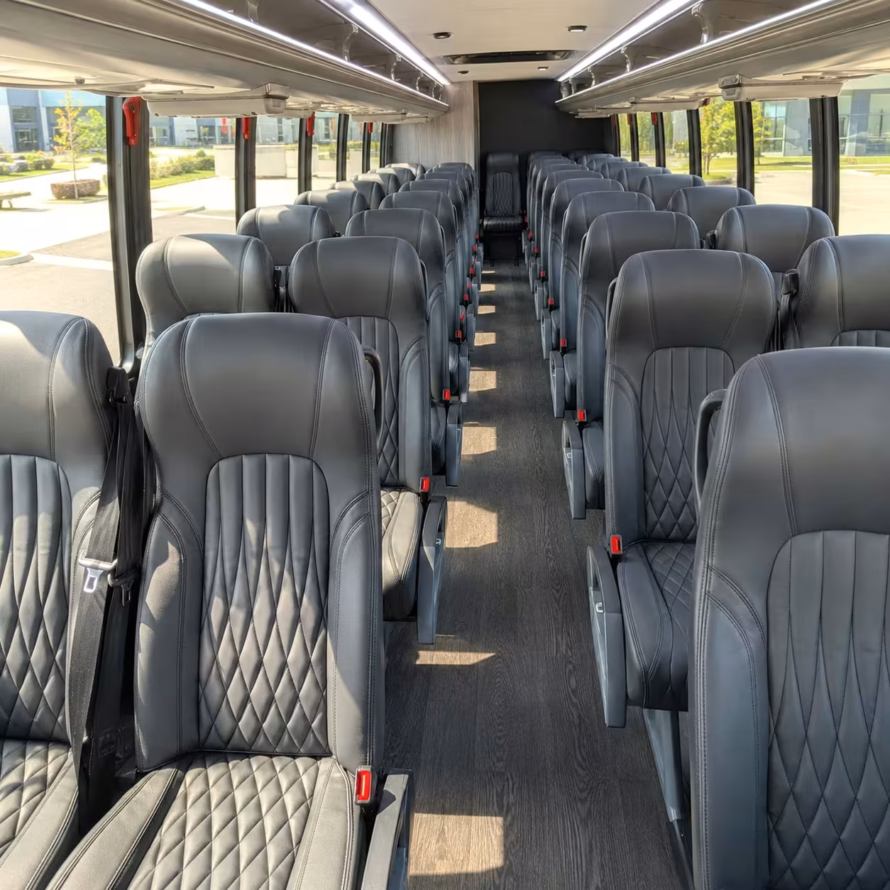 35 passenger minibus interior