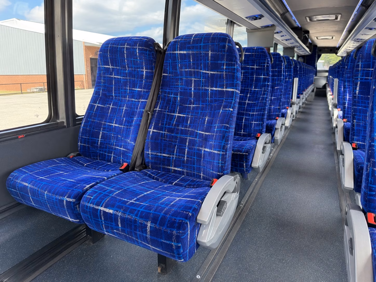 clovis charter bus interior