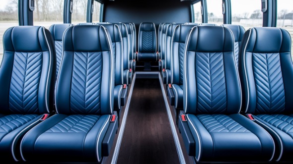 clovis 15 passenger minibus inside