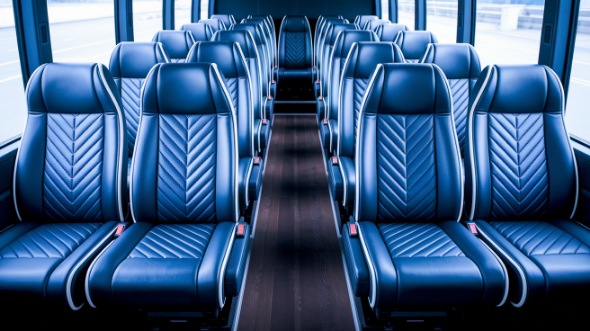 clovis 18 passenger minibus inside
