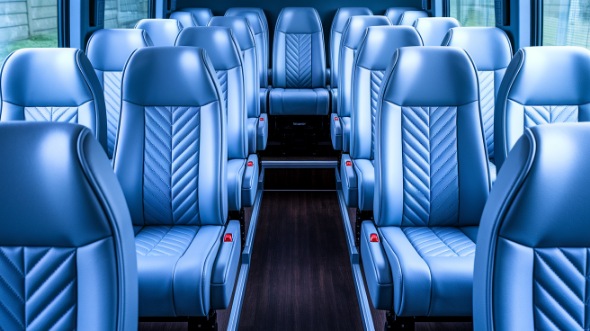 clovis 28 passenger minibus inside