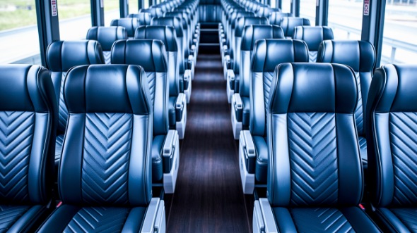 clovis 50 passenger charter bus inside