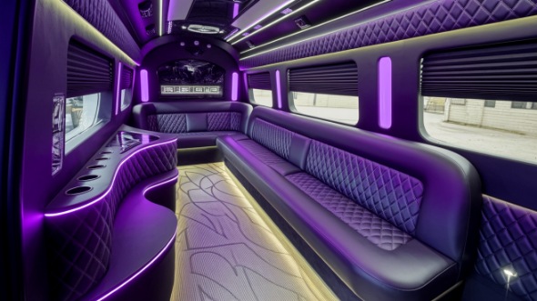 sprinter limo rental interior clovis